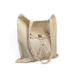Shopping bag Uomo Vitruviano Leonardo Da Vinci