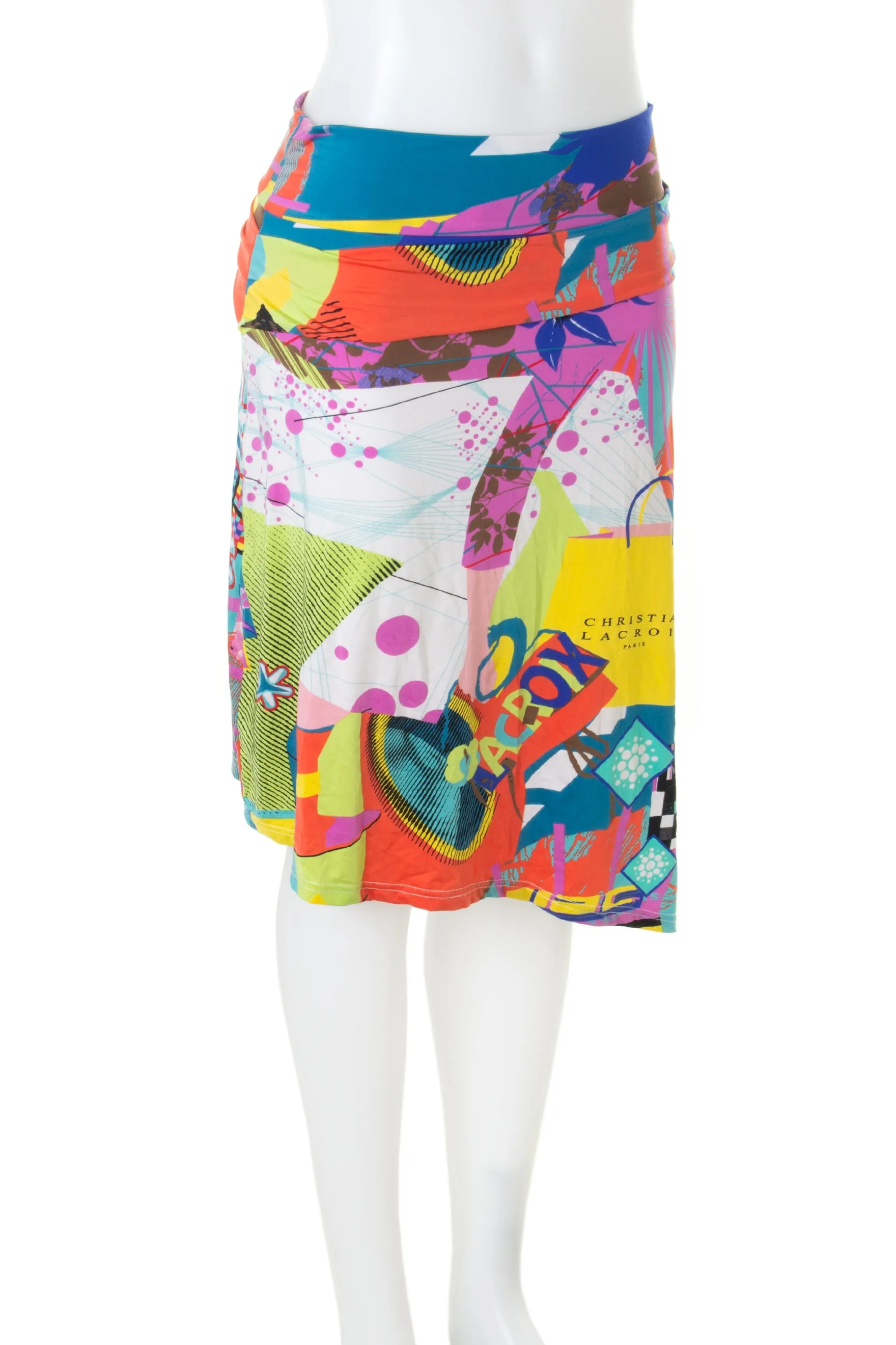 Shopping Print Skirt