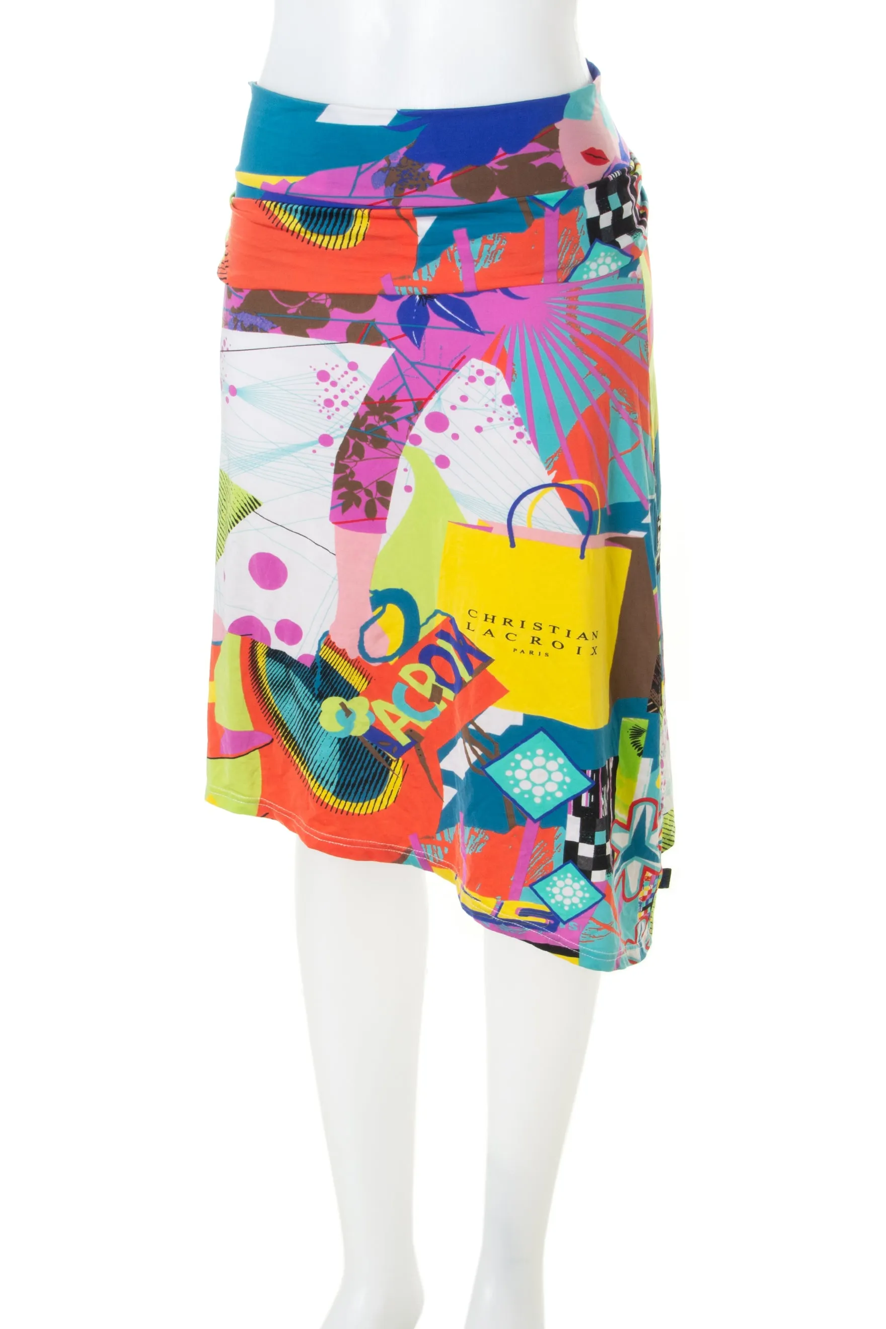 Shopping Print Skirt