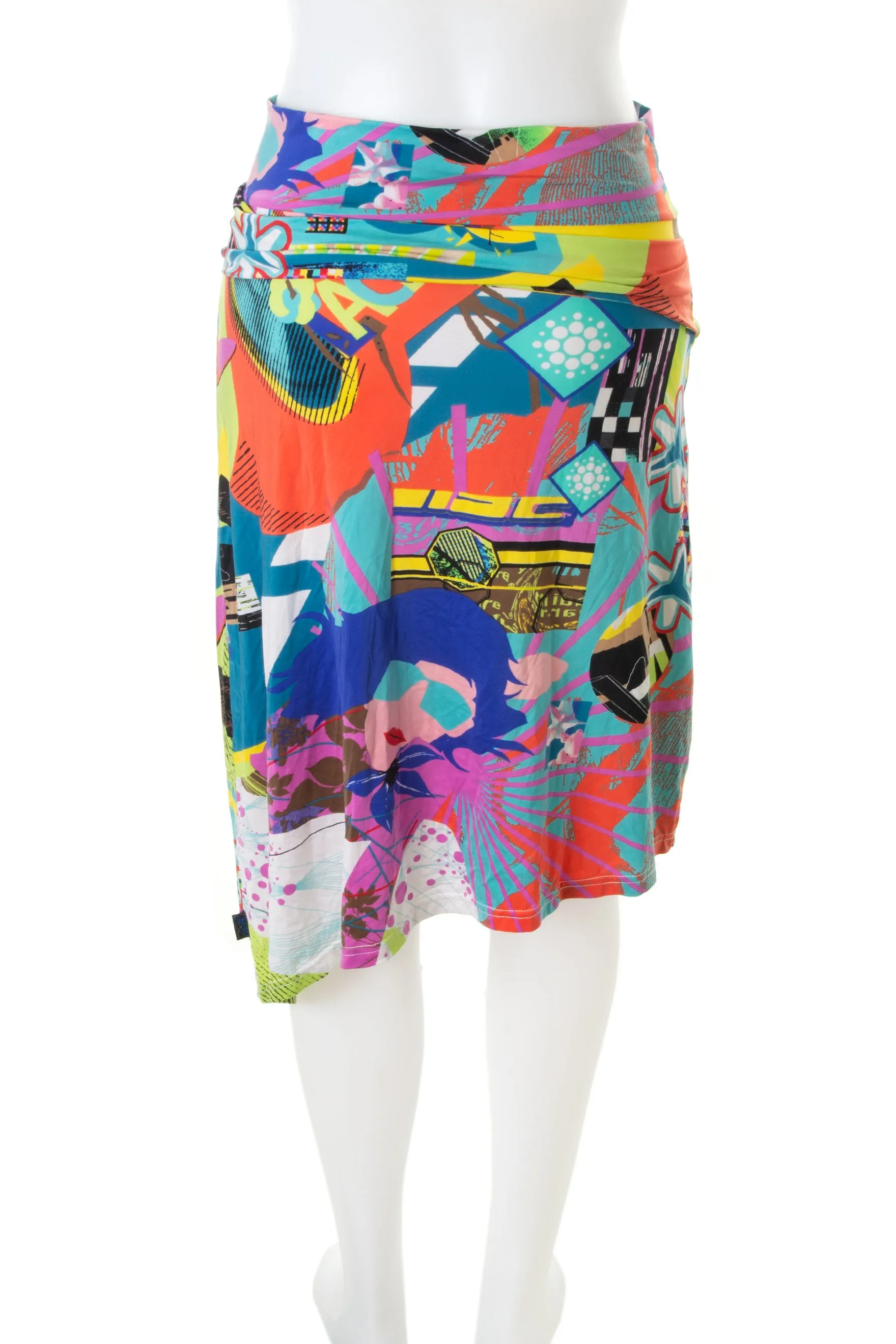 Shopping Print Skirt