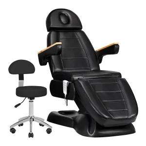 Sillon Electric Cosmetic Chair Lux 273B   Stool 304 Black