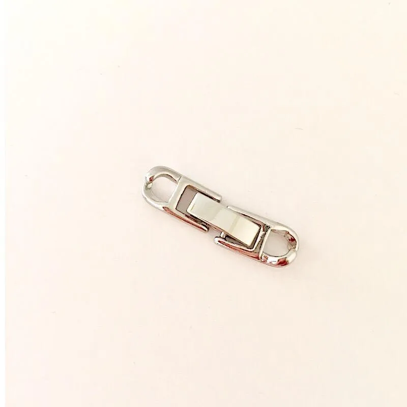 Silver Open Rectangle Link Chain by the Inch (#3043)