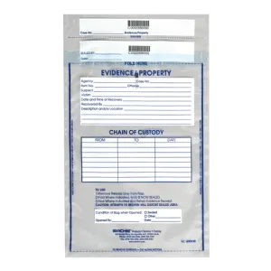 Sirchie Integrity Evidence Bags 9 x 12 inch 100 Pack