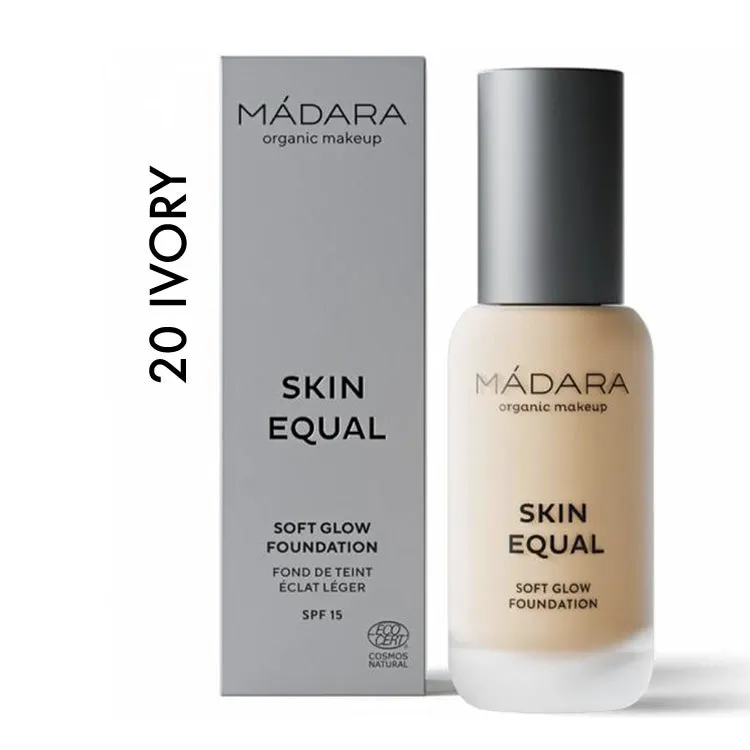 SKIN EQUAL Organic Foundation con SPF15 IVORY 20