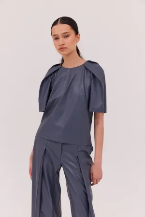 SLATE LEATHERETTE DOCUMENT TOP