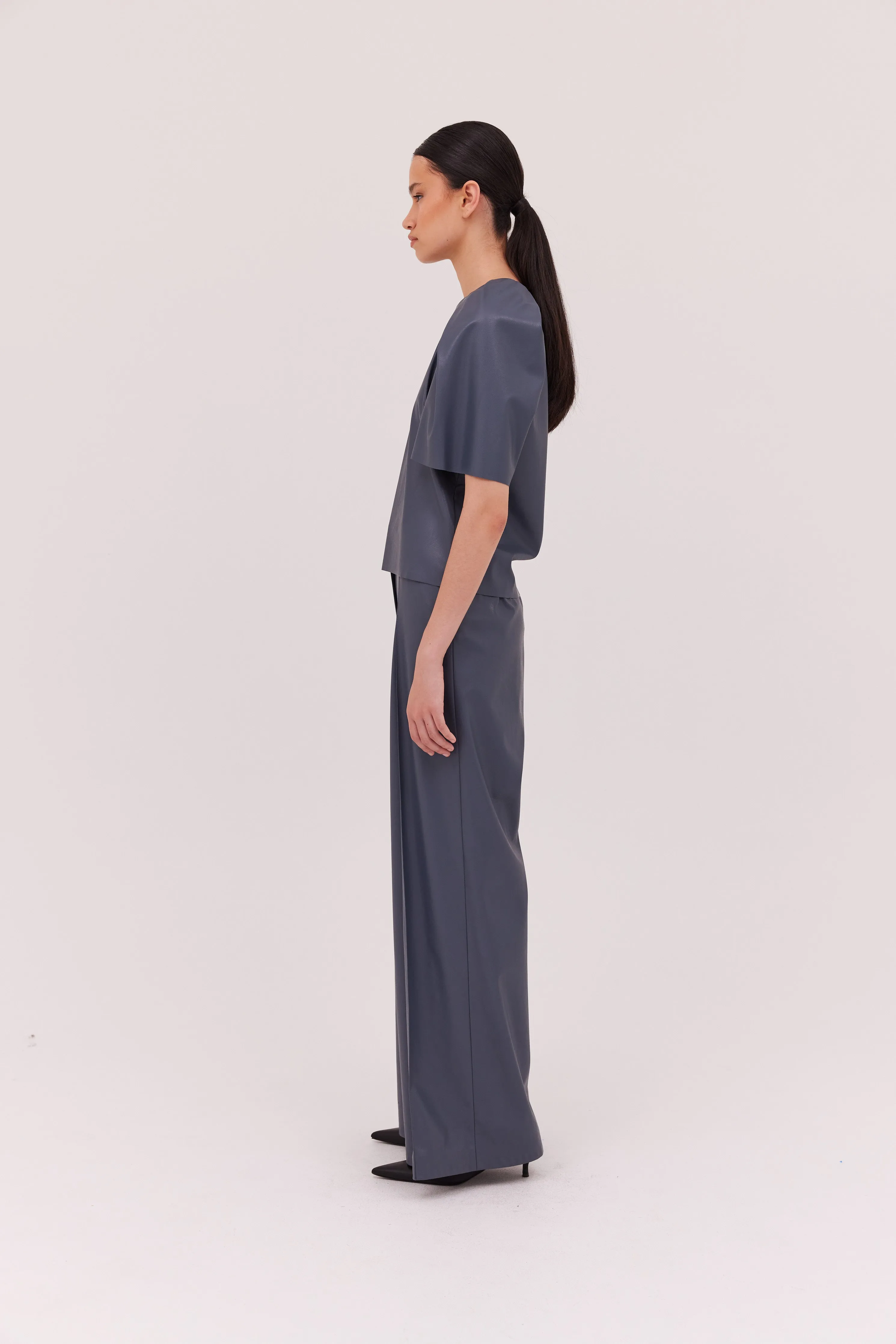 SLATE LEATHERETTE DOCUMENT TOP