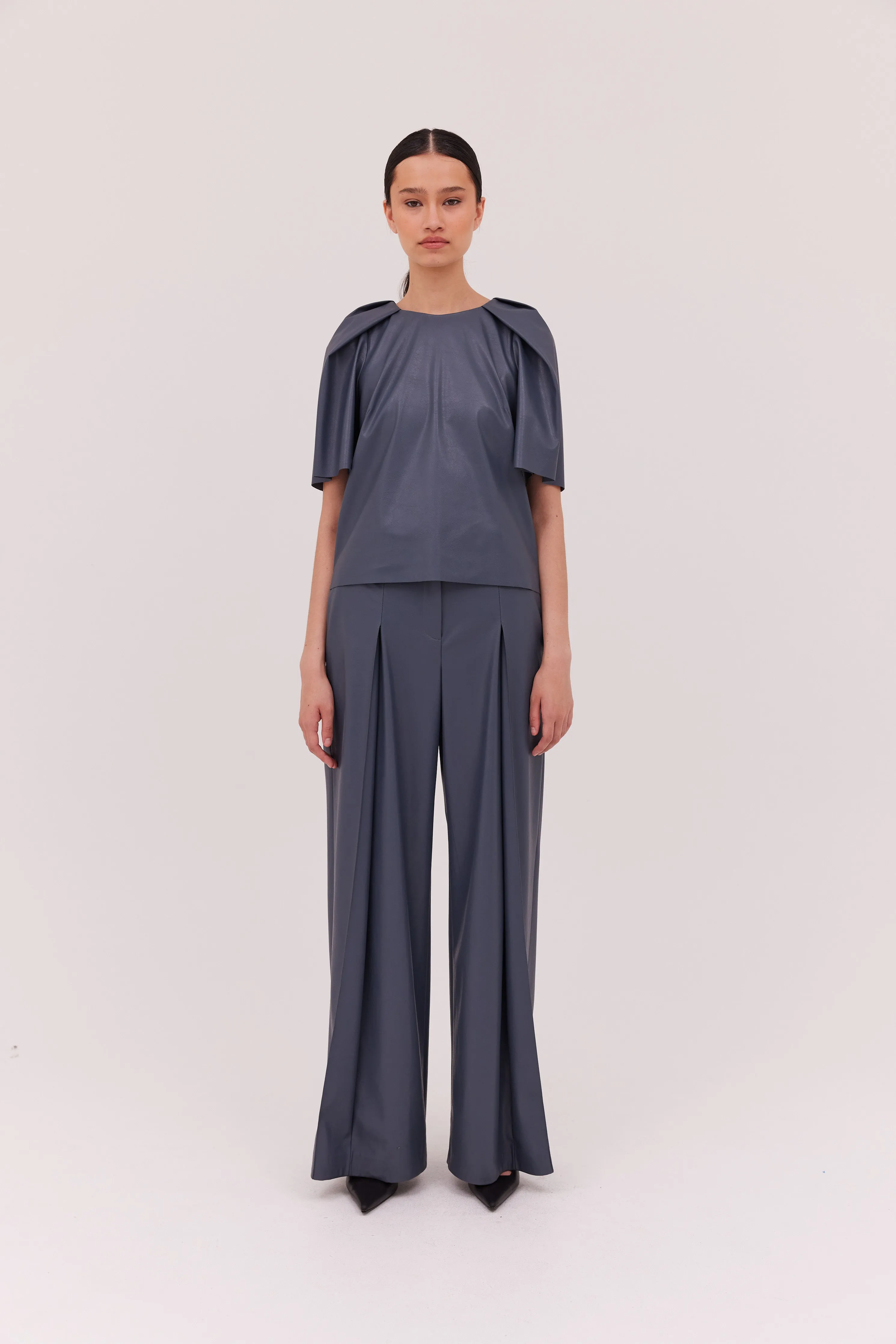 SLATE LEATHERETTE DOCUMENT TOP