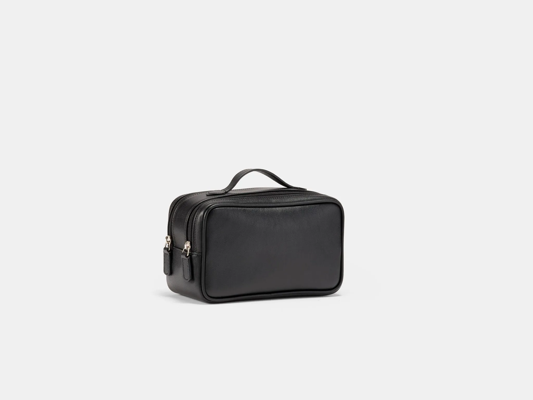SMALL LEATHER SHAVING CASE