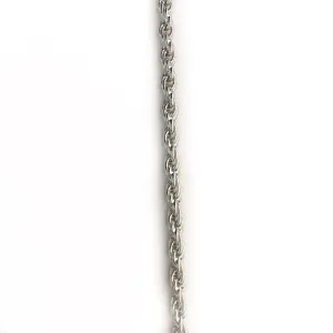 Small Rope Chain in Silver by the Inch (#3014)