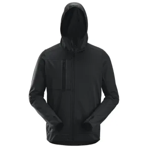 Snickers Mens Hoodie Black 8058 Full Zip 5 Pockets Breathable Size L 43" Chest