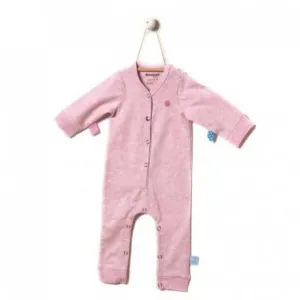 Snoozebaby Long sleeve Suit in Pink melange - 4 Sizes