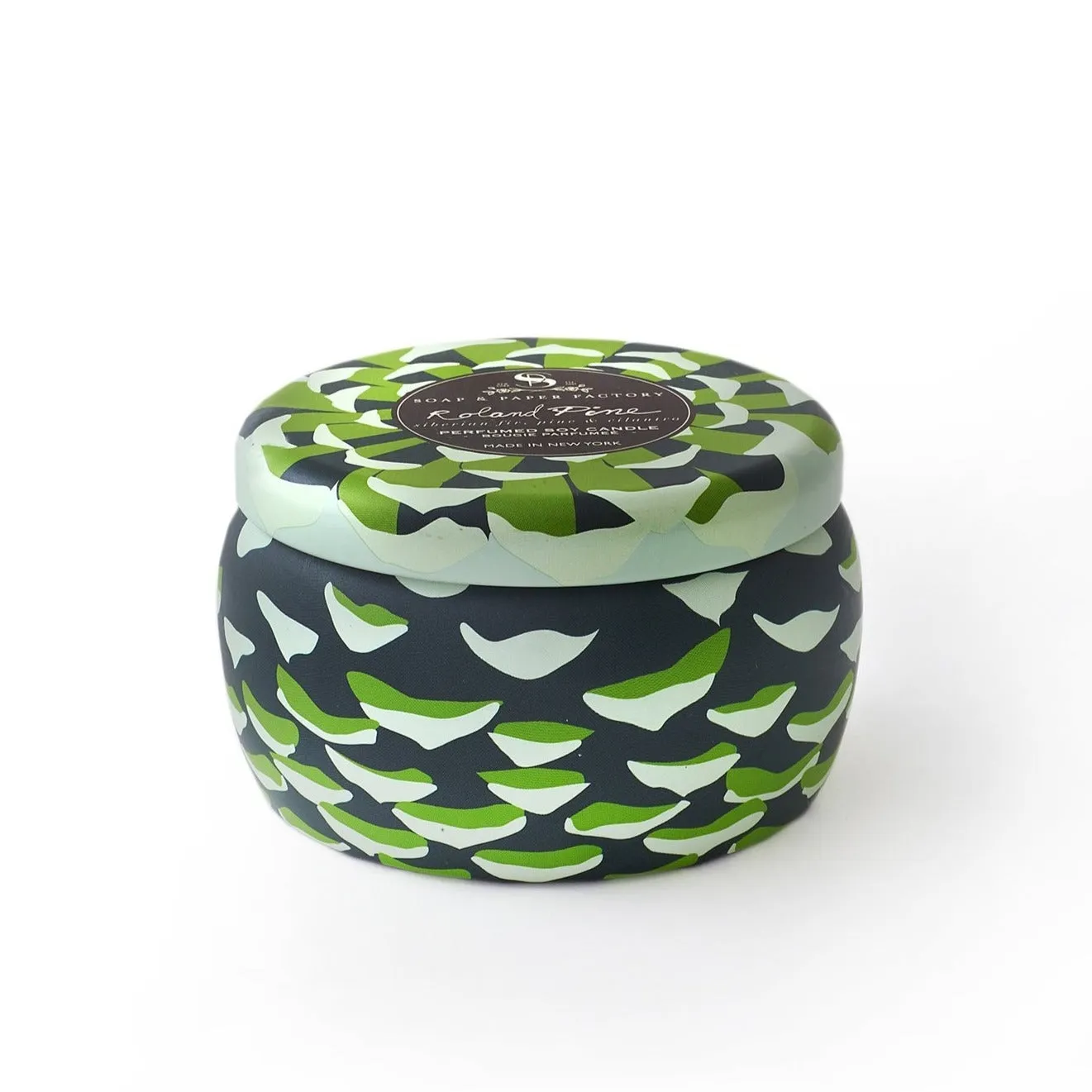 Soap & Paper Factory Roland Pine Small Tin Soy Candle