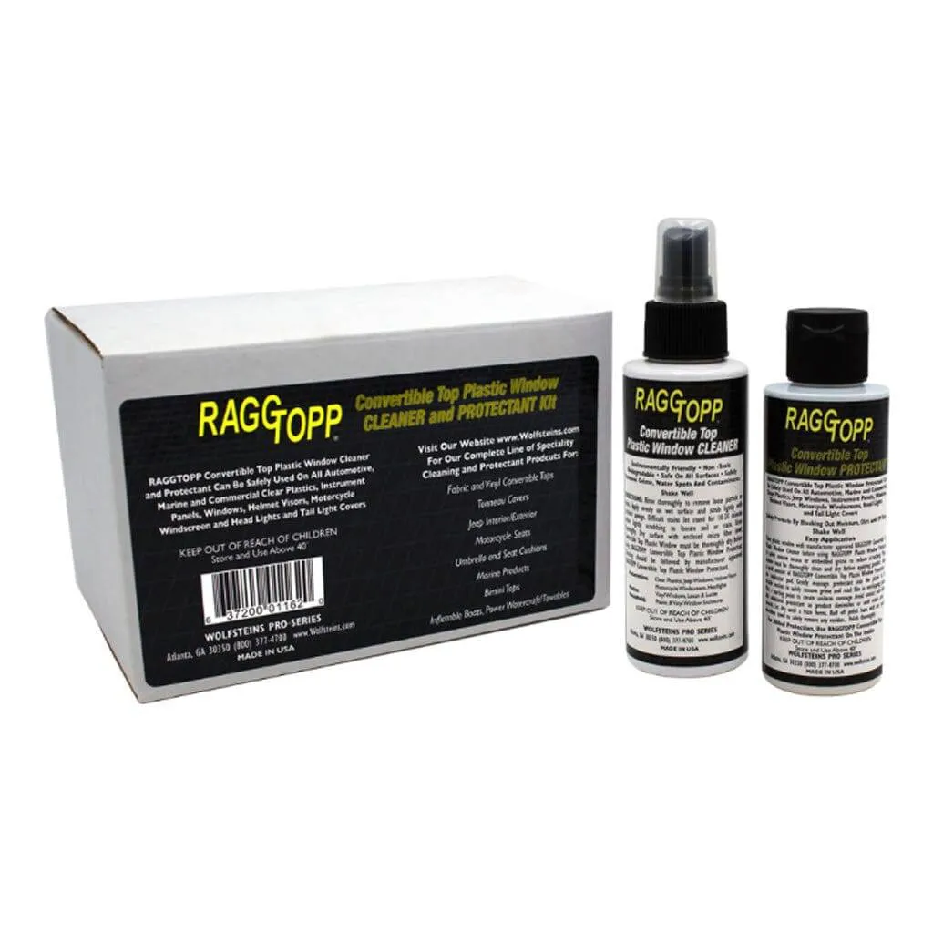 SOFT TOP PLASTIC WINDOW CLEANER & PROTECTANT KIT