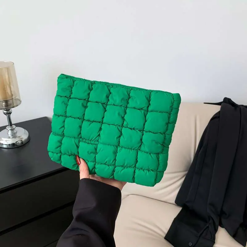Sophie | Quilted Cosmetic Makeup Clutch with Zipper