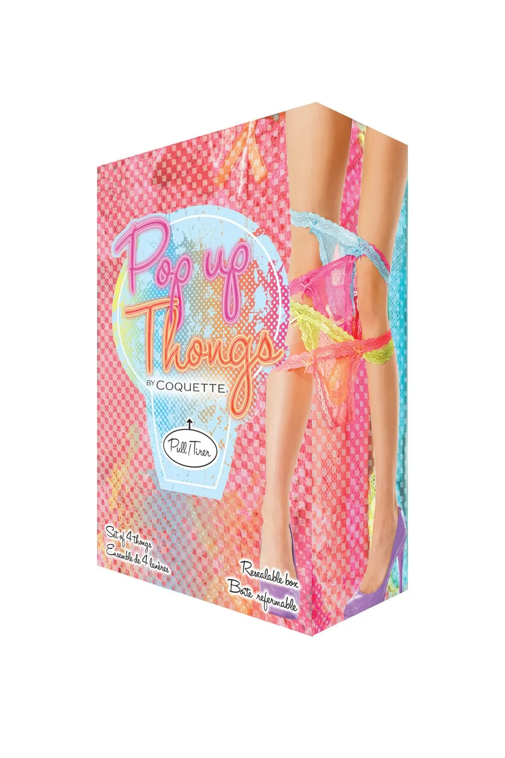 Stretch Lace Thongs With Scalloped Trim