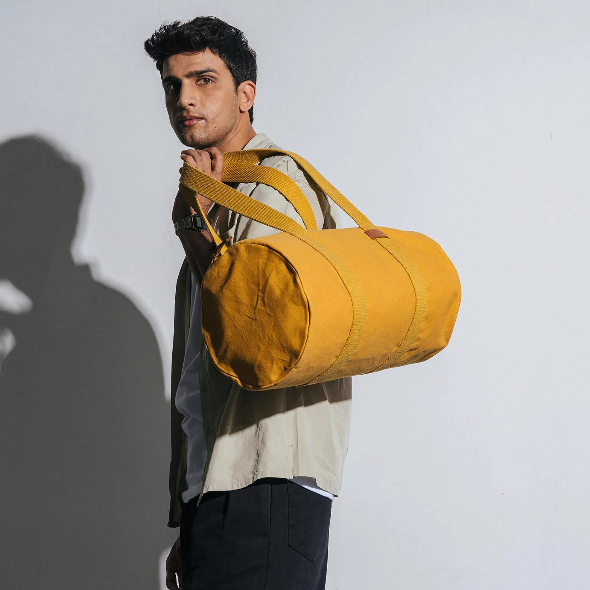 Swing Duffle Bag, Mustard Yellow