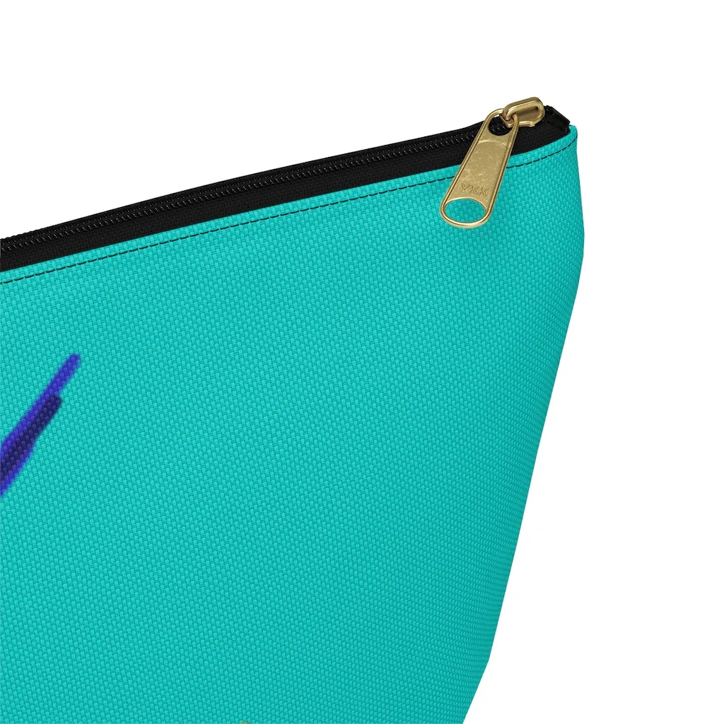 T-Bottom Accessory Bag:  Bird of Paradise -  Surf