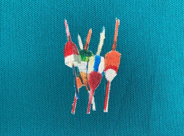 Teal Orleans Artist Bag