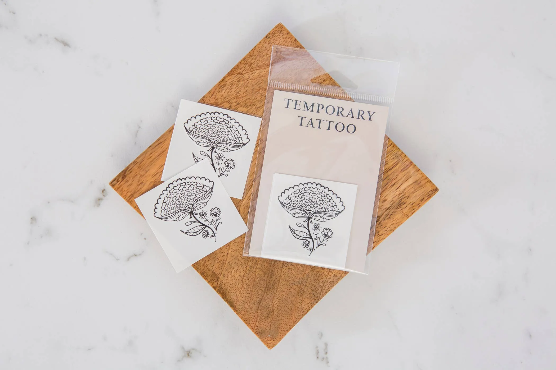Temporary Tattoo - 2" Lotus Bloom Tattoo