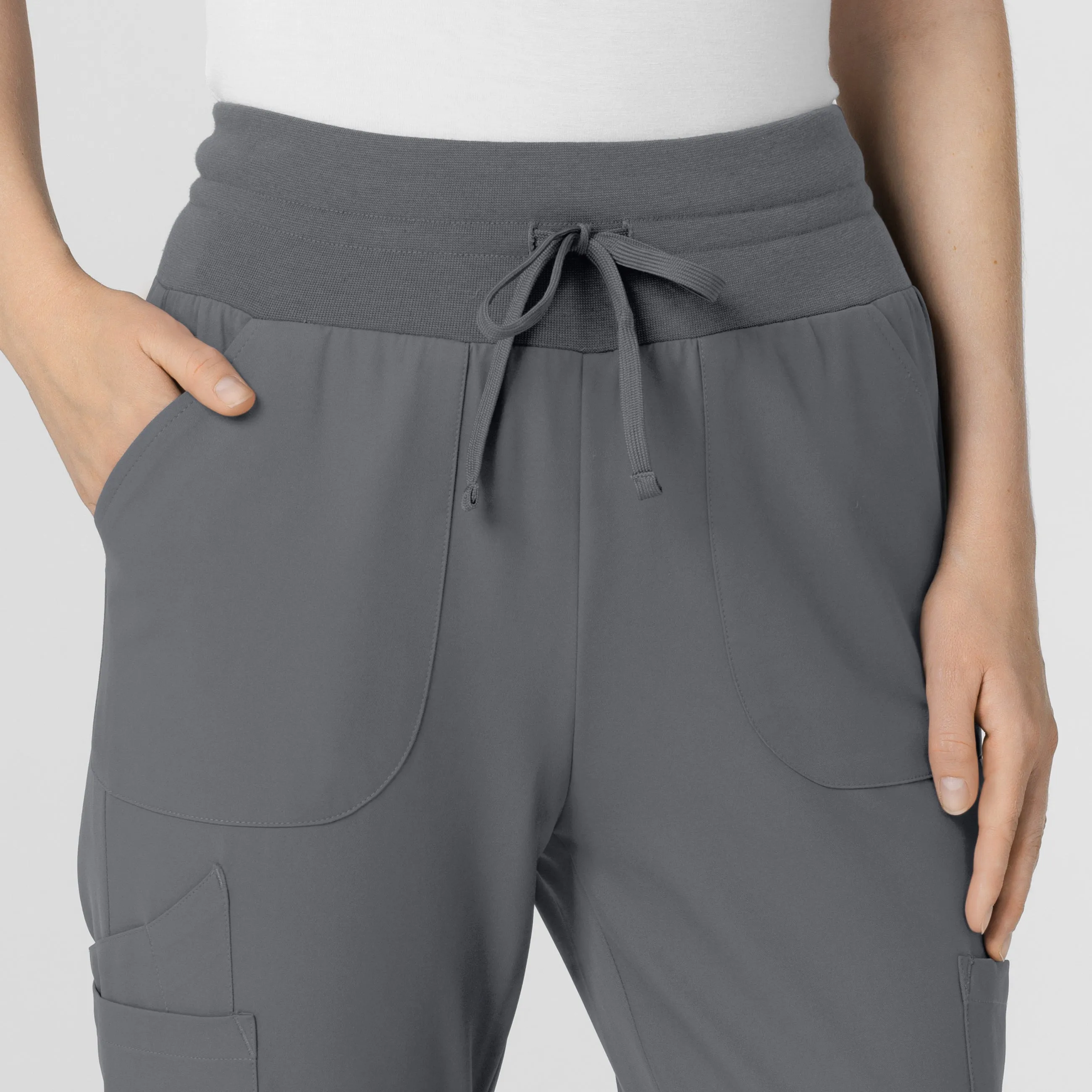 Thrive 5522 Convertible Stirrup Jogger Scrub Pants Pewter
