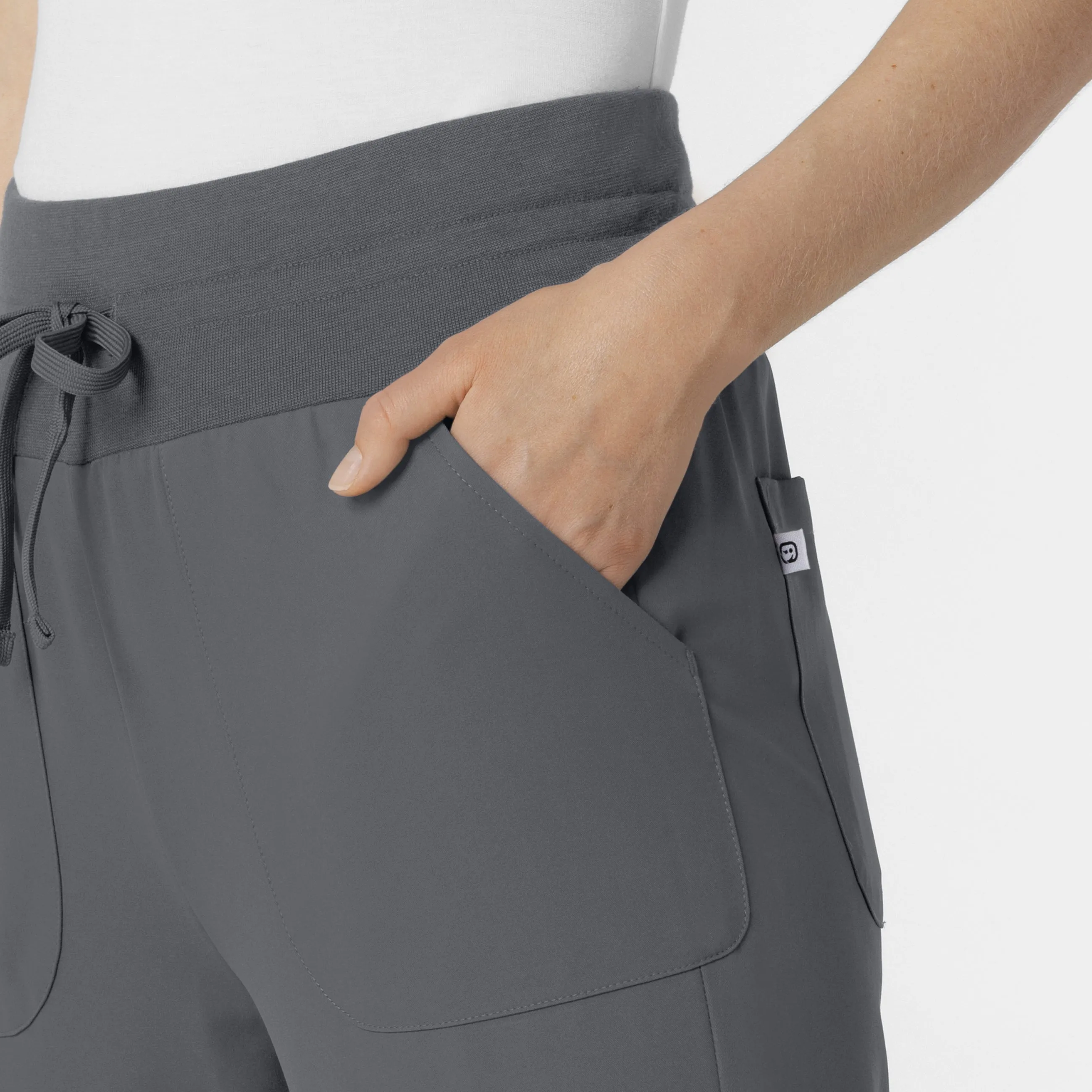 Thrive 5522 Convertible Stirrup Jogger Scrub Pants Pewter