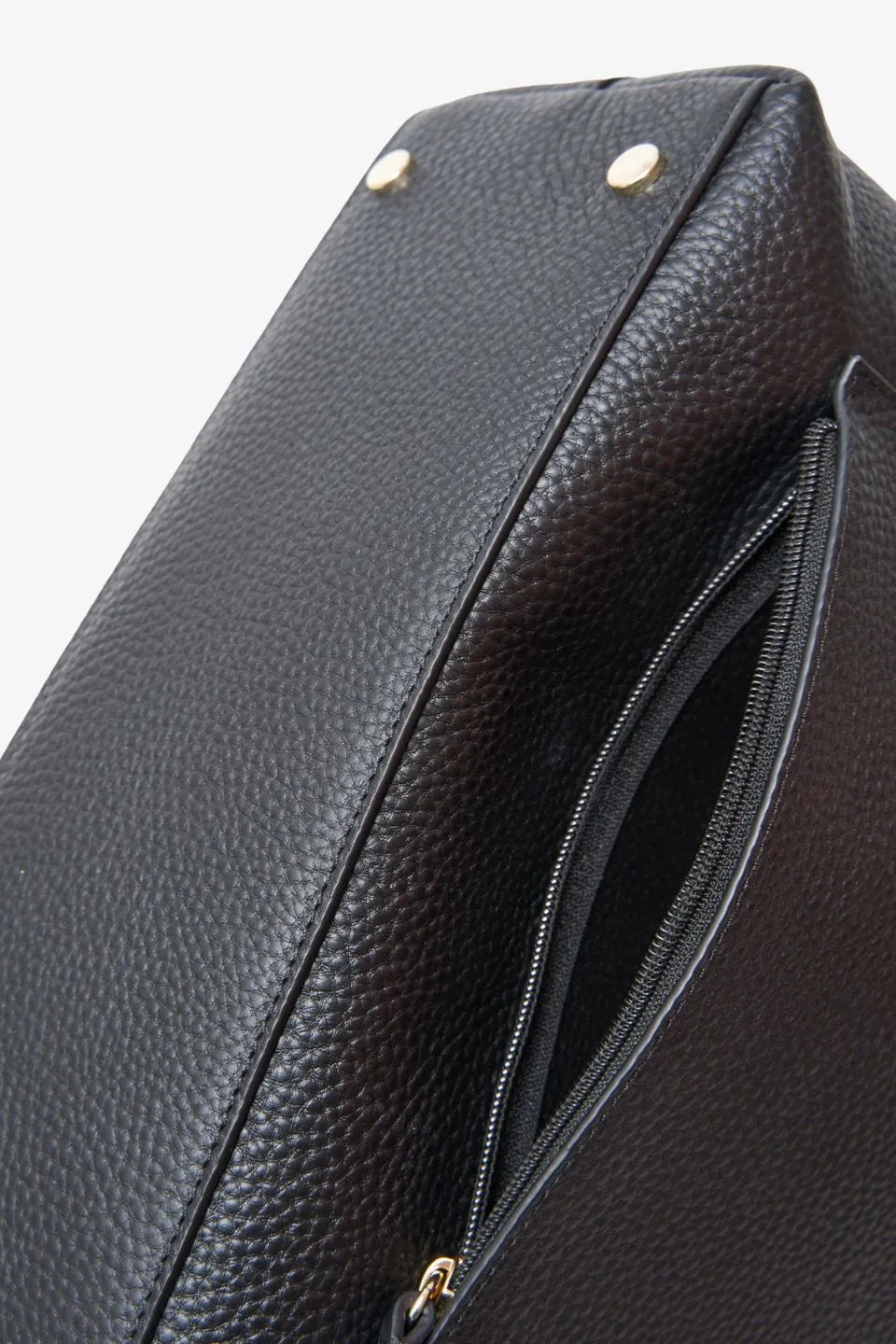 Tilbury Black   Bronze Foil Shoulder Bag
