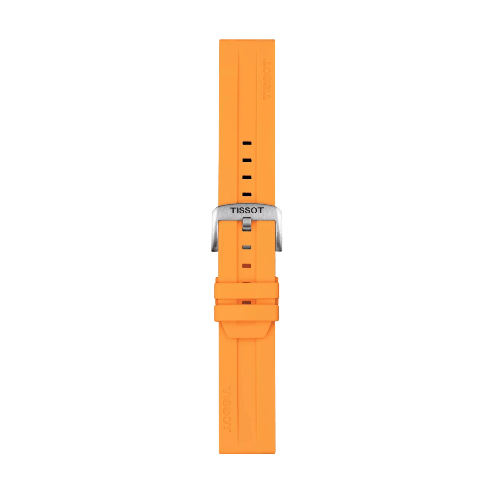 Tissot Official Orange Silicone Strap Lugs 22 mm T852047918
