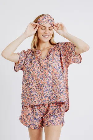 Travel Eye Mask in Geranium