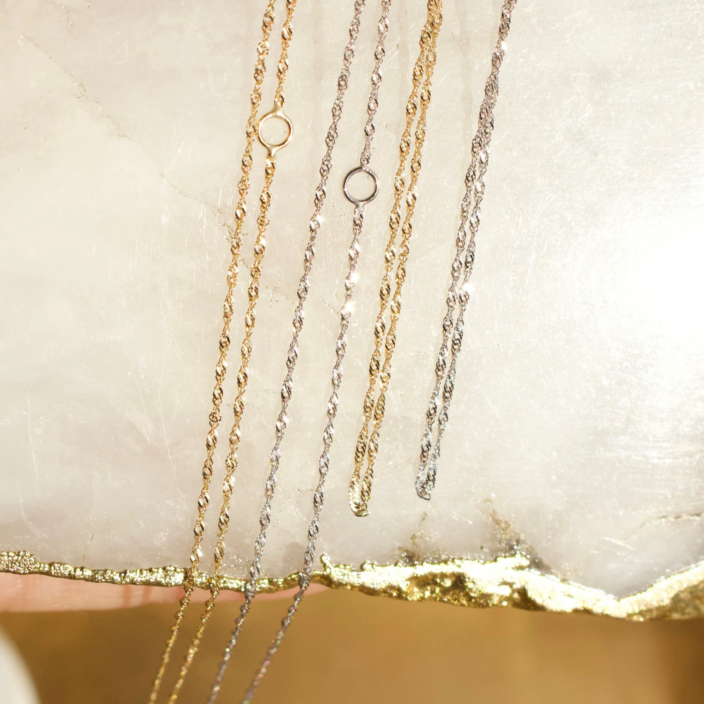 Treasured Dainty Singapore Chain Bracelet