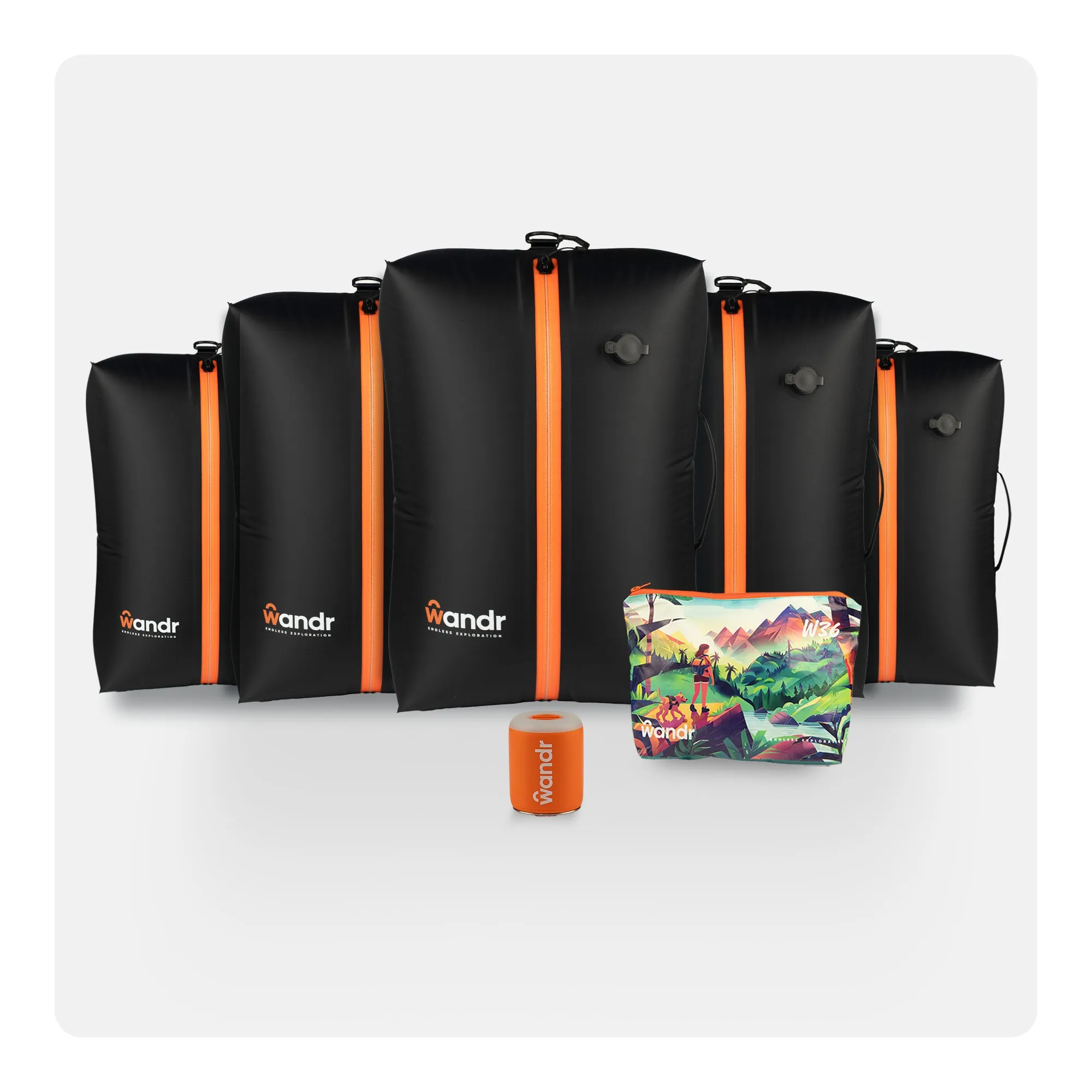 Ultimate Pack: 5 Wandr W36   HiPump – The Ideal Travel Kit for Families