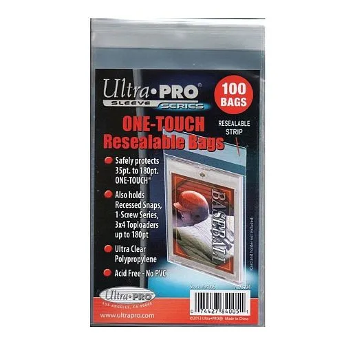 Ultra Pro One Touch Resealable Bags (100)