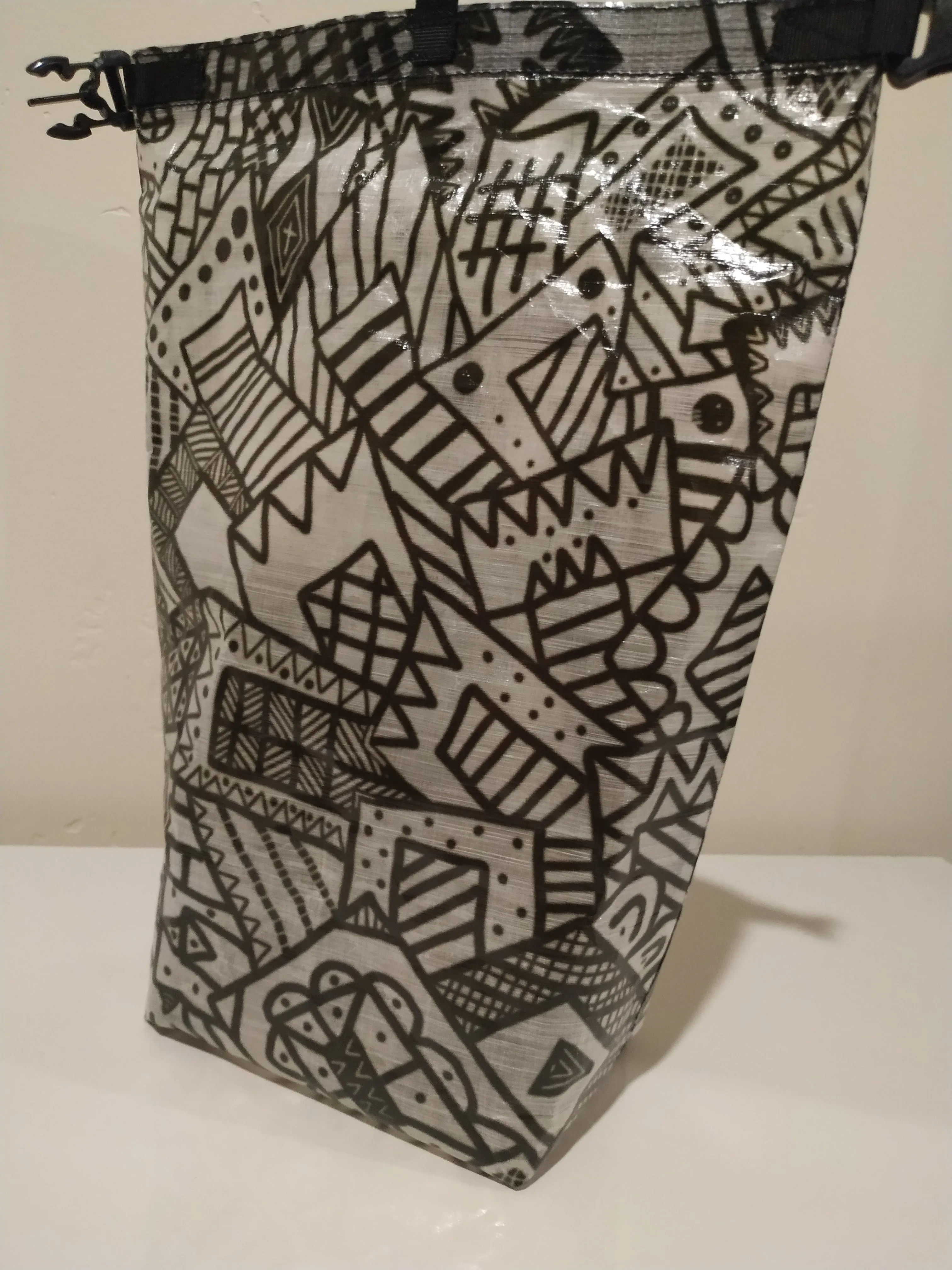 Ultralight Small Dry Bag - B&W Coloring Book Dyneema