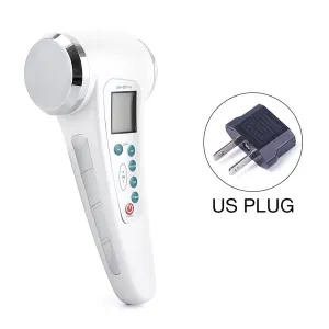 Ultrasonic Face Massager LED Light Facial Skin Care Tools
