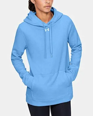 Under Armour Women's UA Hustle Fleece Hoodie Carolina Blue - XXL