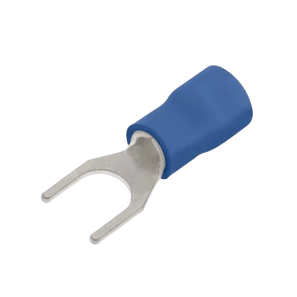 Unicrimp QBF5 Blue Fork Terminal 5mm (100 Pack)