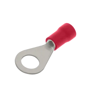 Unicrimp QRR12 Red Ring Terminal - 12mm Hole (100 Pack)