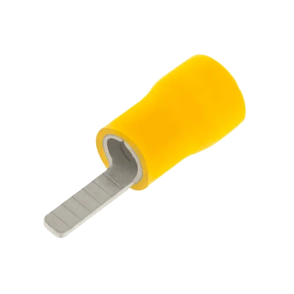 Unicrimp QYBL18 Yellow Blade Terminal 18mm (100 Pack)
