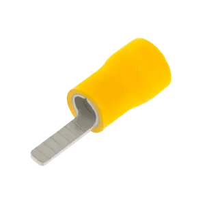 Unicrimp QYBL18 Yellow Blade Terminal 18mm (100 Pack)