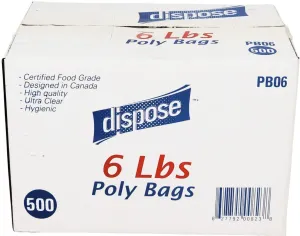 Value  - Poly Bags - 6 lb