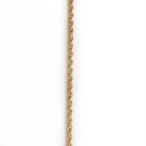 Very Small Gold Rope Chain by the Inch (#502)