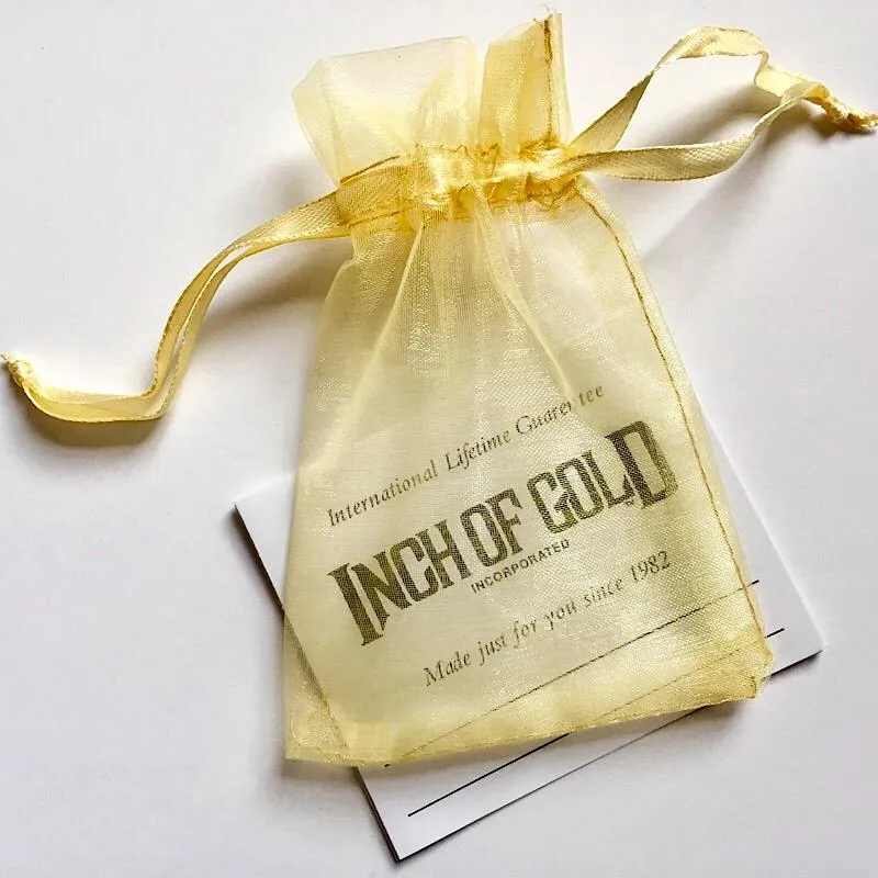 Very Small Gold Rope Chain by the Inch (#502)