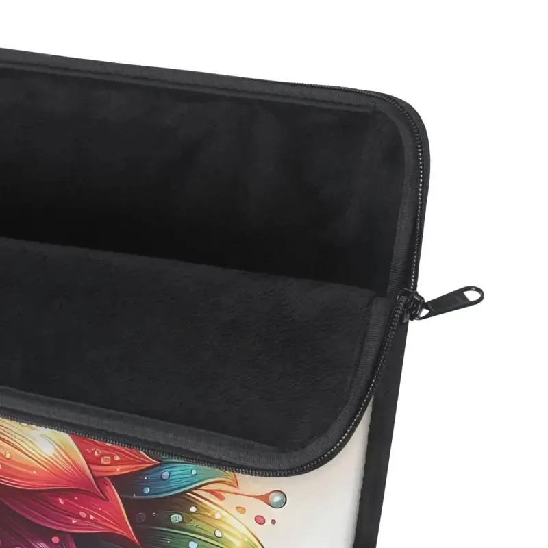 Vibrant Flower Laptop Sleeve for Trendy Fashion