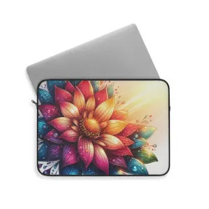 Vibrant Flower Laptop Sleeve for Trendy Fashion