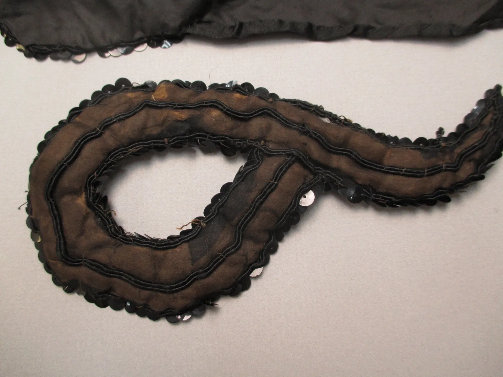 Vintage 1920s Handmade Sequin Appliques