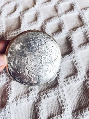 Vintage Birks Sterling Silver Makeup Compact
