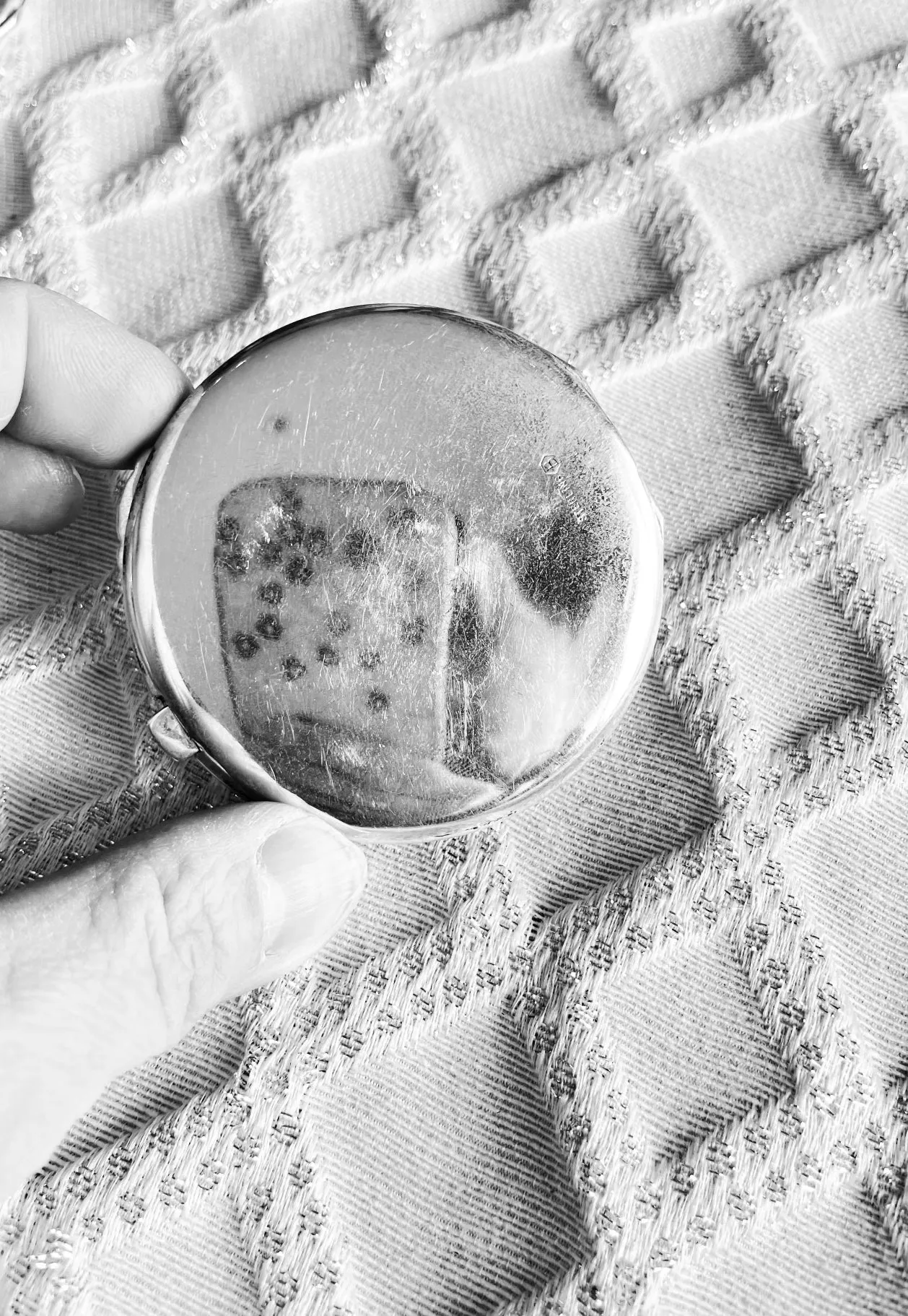 Vintage Sterling Silver “Louise” Compact by Birks