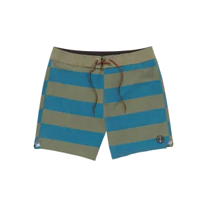 Voyager Rings Boardshort - Dark Olive