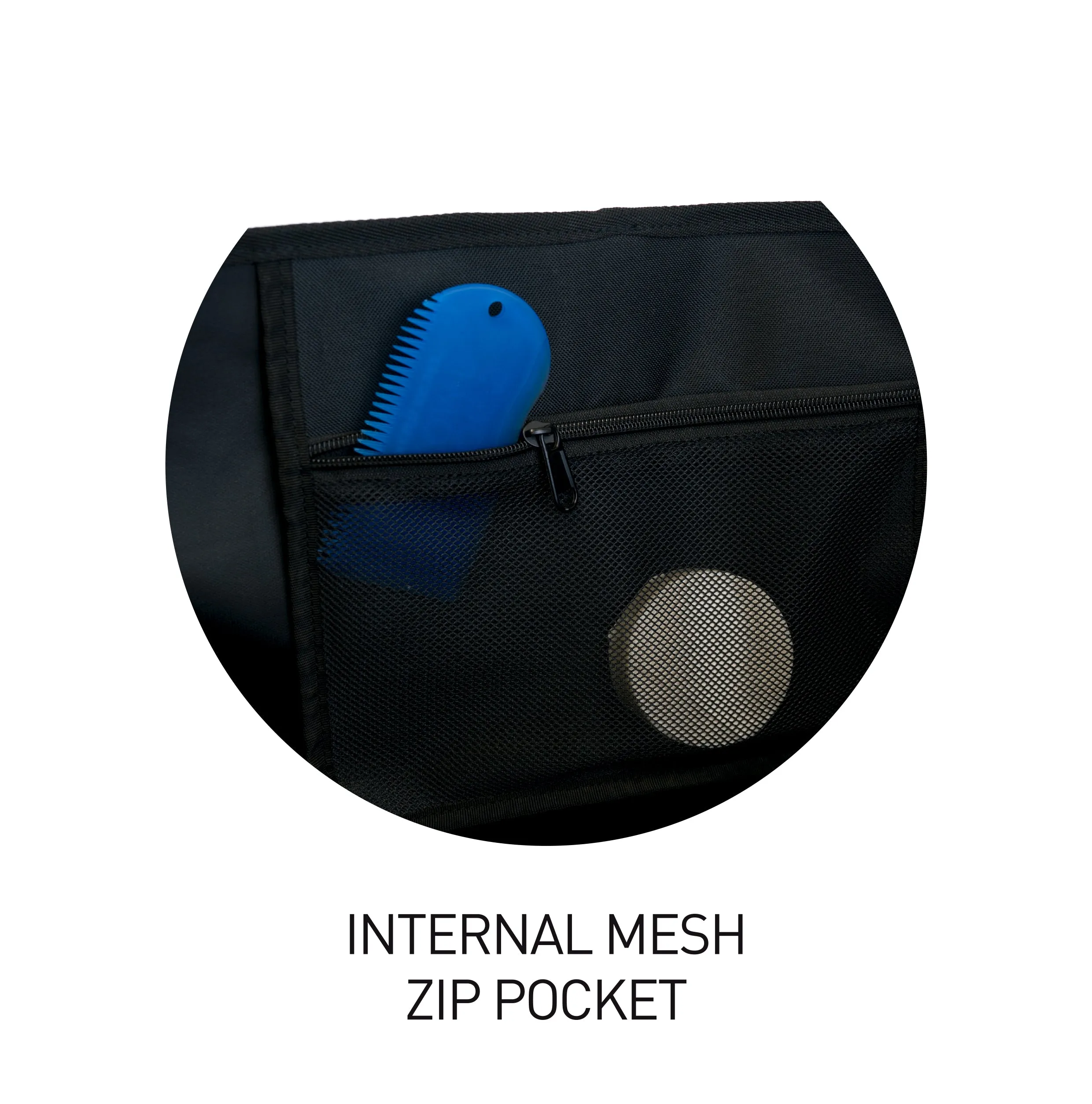 Waterproof Beach Bucket Bag - Black