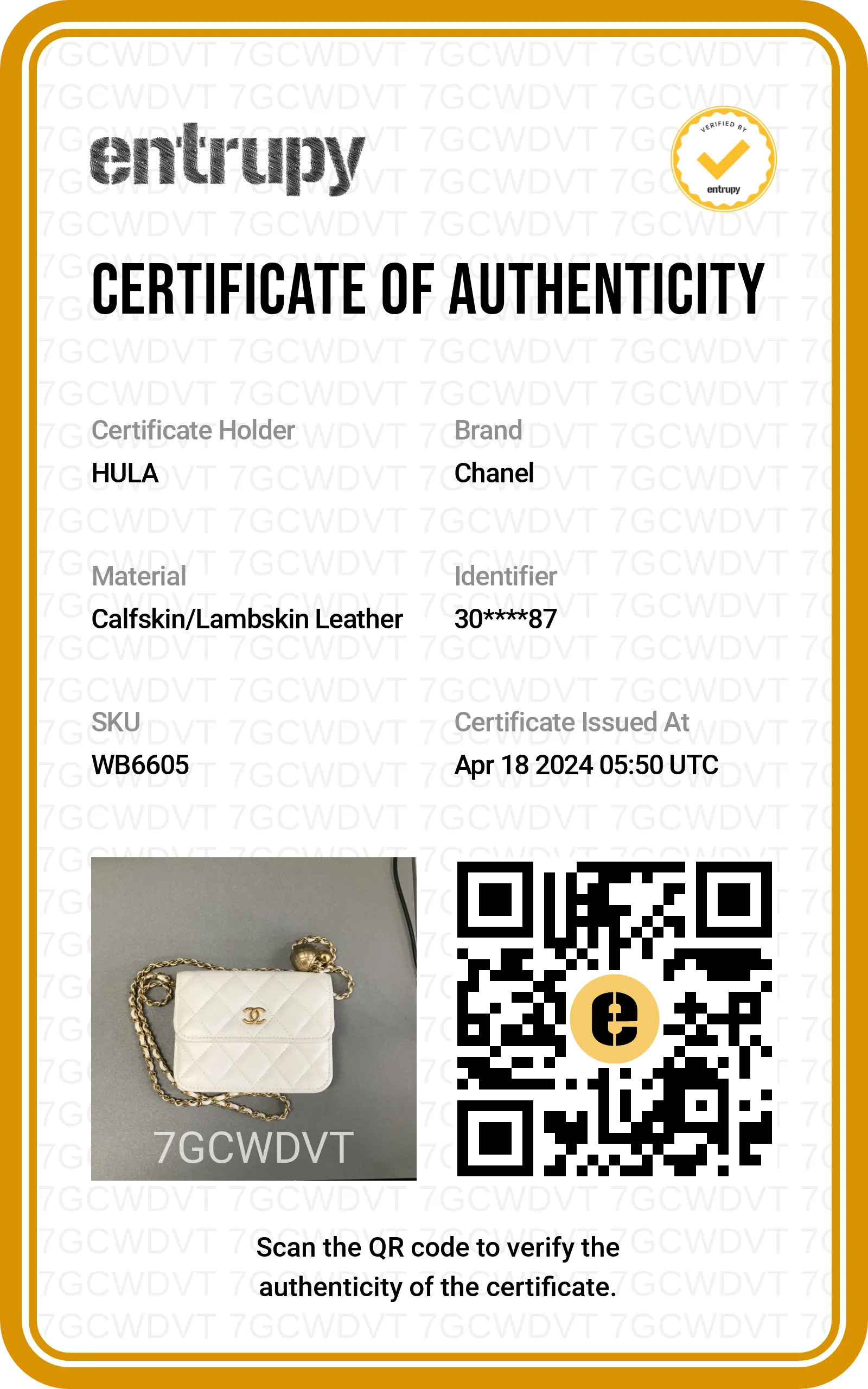 [WB6605] Chanel | Cross-Body Bag