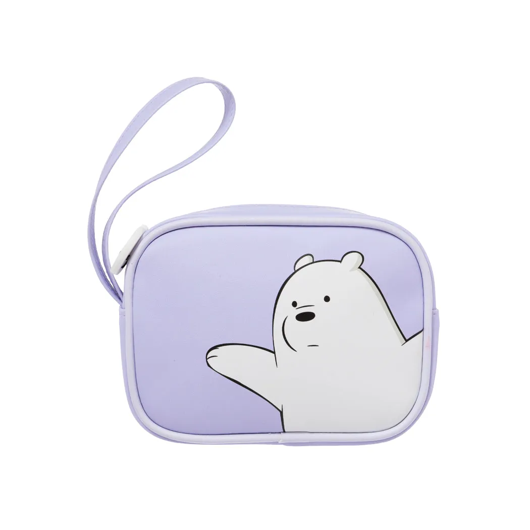 We Bare Bears Seaside Music Festival Cosmetic Bag(Purple)